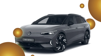 Grijz Volkswagen ID.7 Tourer GTX Business Premium