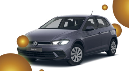 Grijze Volkswagen Polo Life 1.0