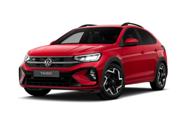 Rode Volkswagen Taigo