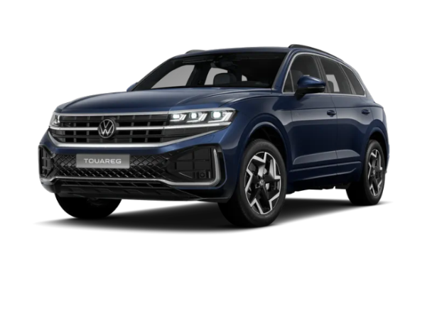 Blauwe Volkswagen Touareg