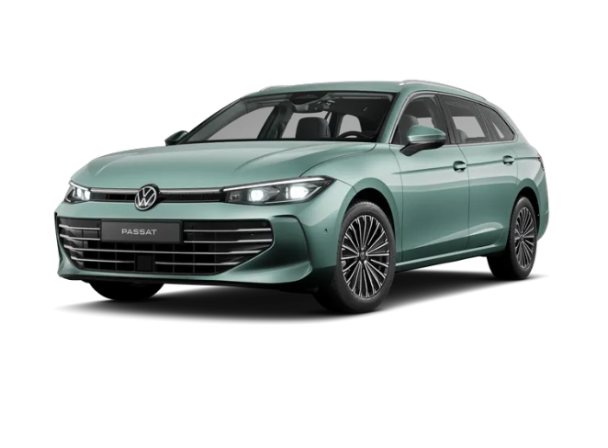 Groene Volkswagen Passat