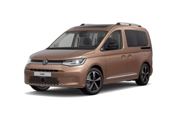 Bruine Volkswagen Caddy