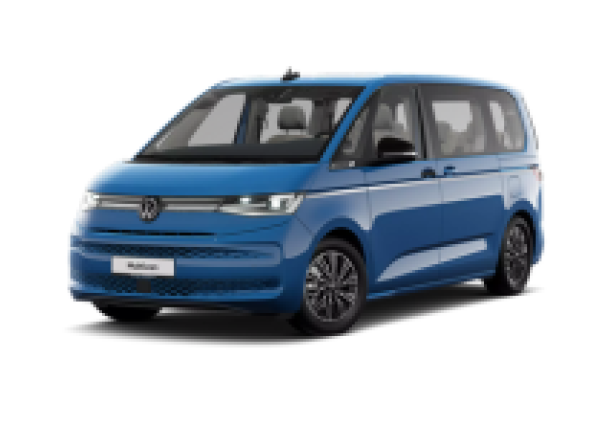 Blauwe Volkswagen Multivan