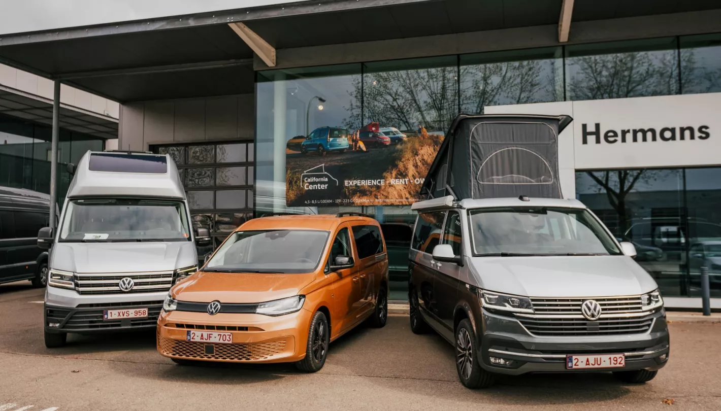 Volkswagen California center, mobilhomes in Herentals