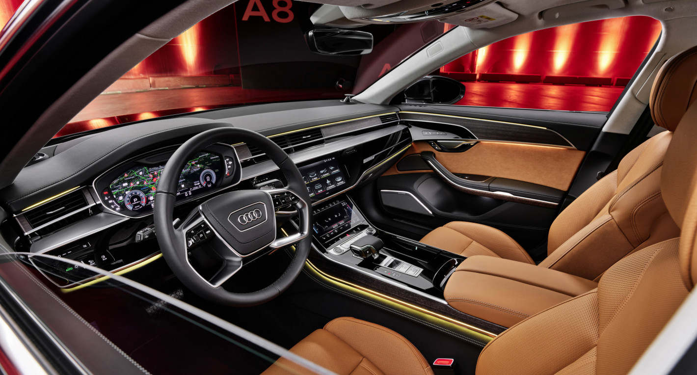 Nieuwe Audi A8 interieur