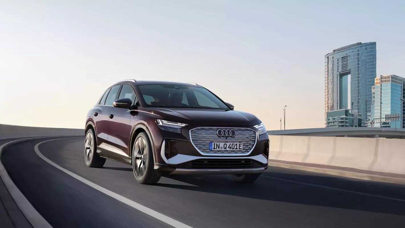 Audi Q4 e-tron exterieur paars