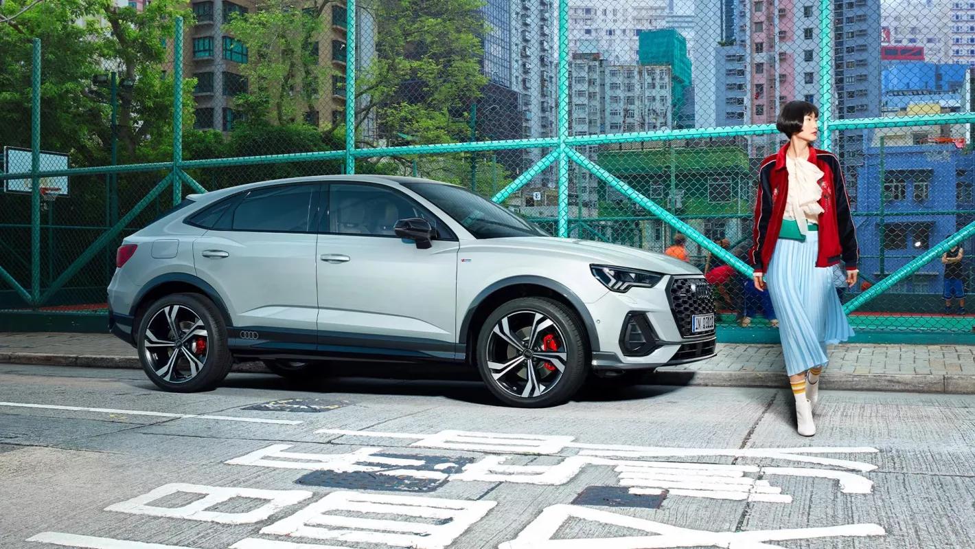Audi Q3 Sportback zijaanzicht