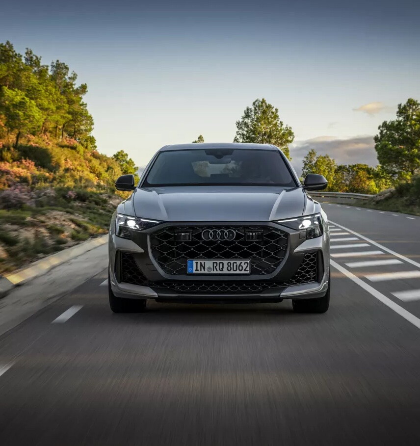 Audi grijs voorkant