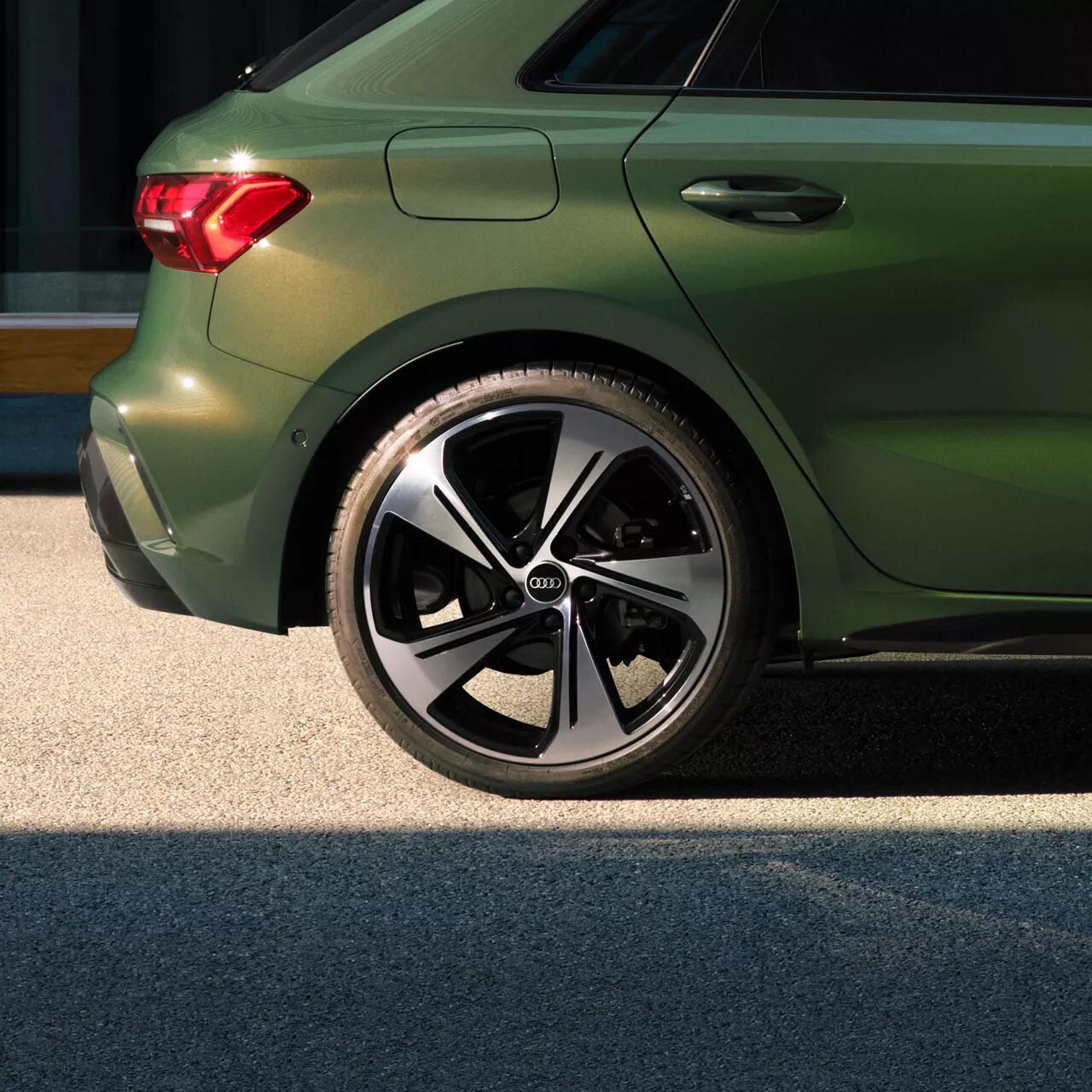audi a3 groen velgen