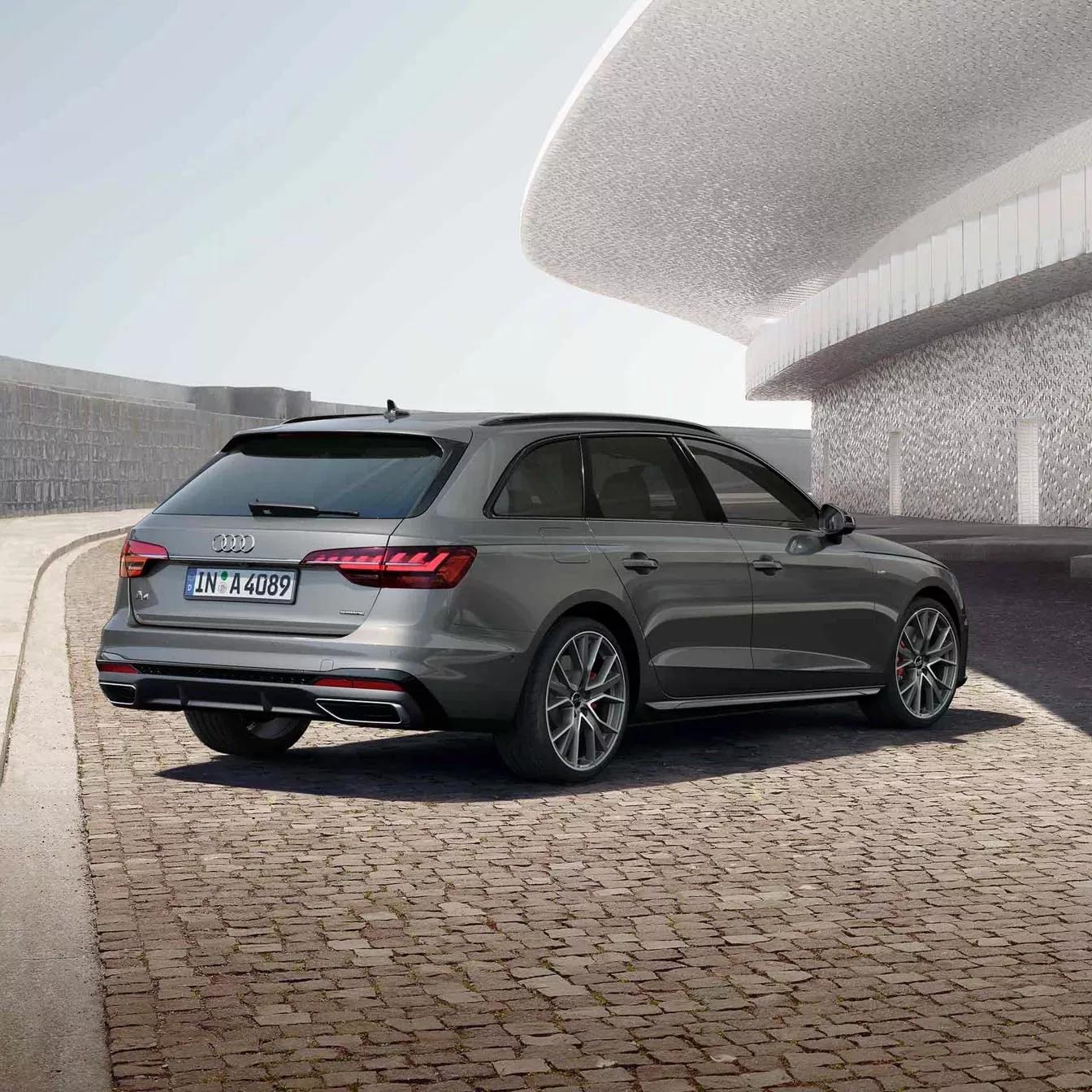 a4 avant achterkant grijs