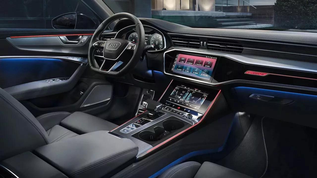 audi a5 sportbck infotainment interieur zwart