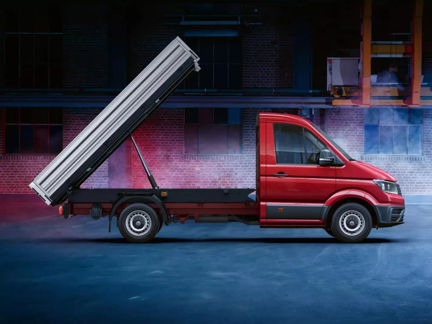 Volkswagen bedrijfsvoertuigen crafter chassis kraanwagen