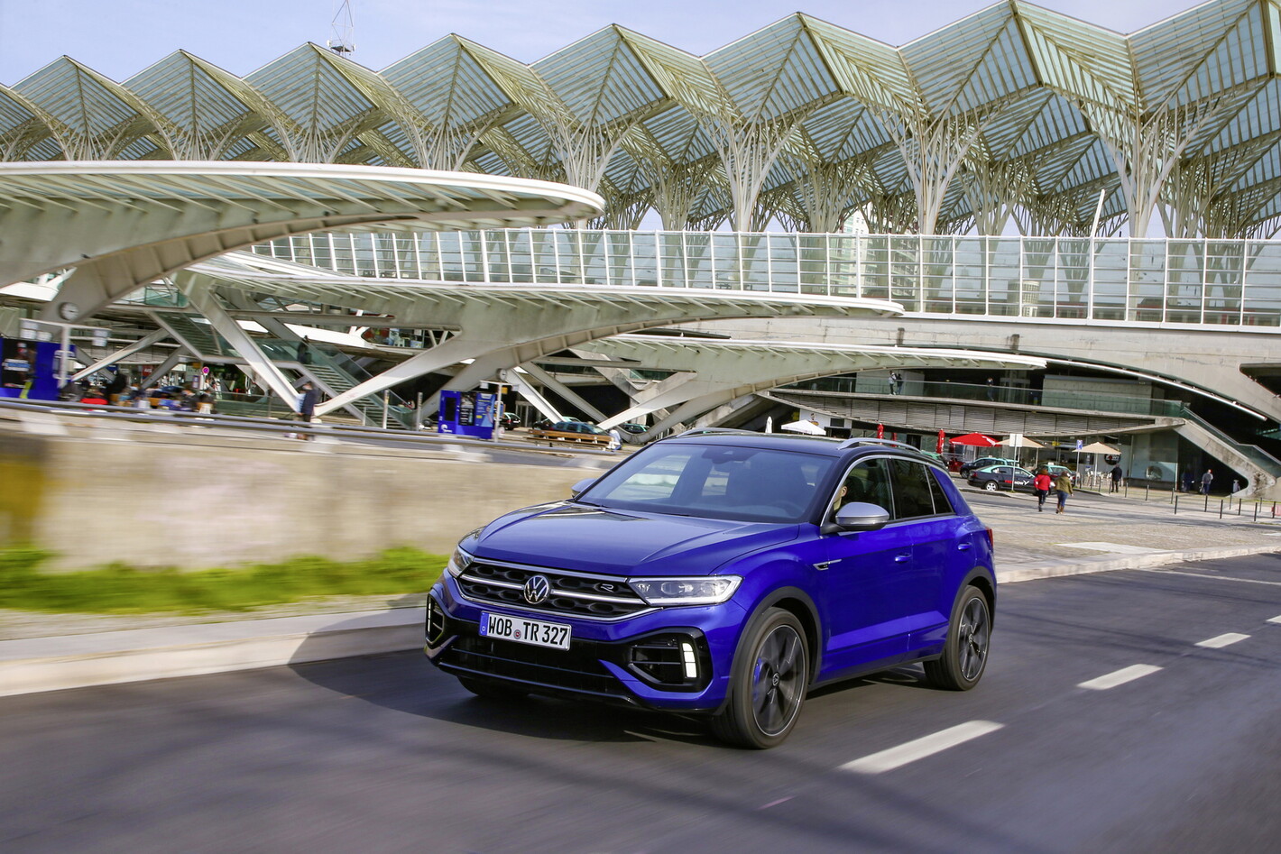 T-Roc in het blauw