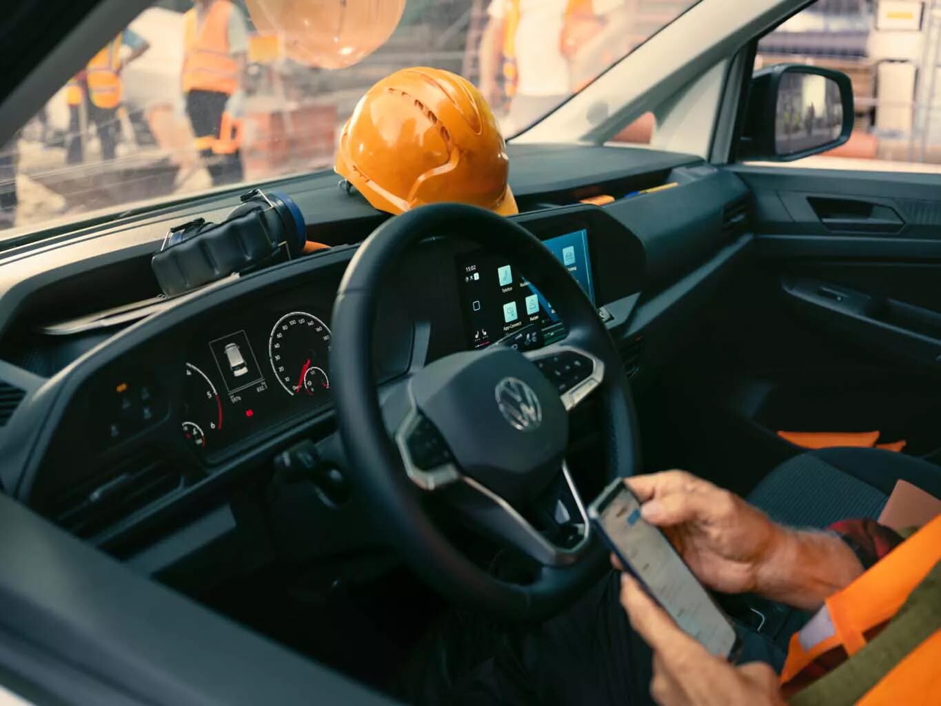 Volkswagen bedrijfsvoertuigen transporter hermans herentals interieur
