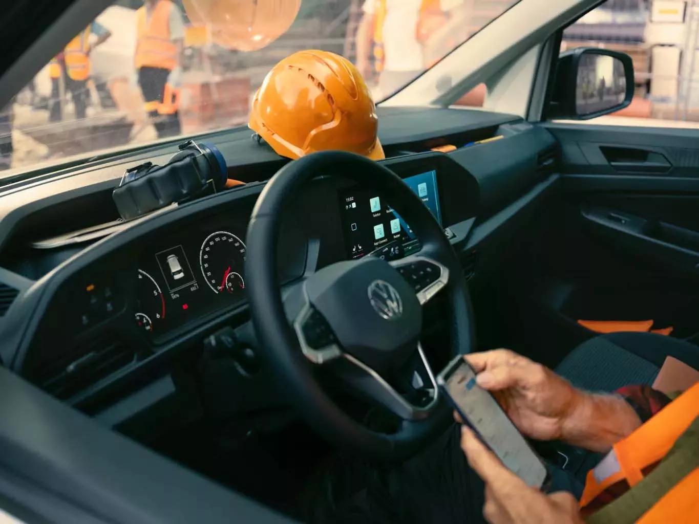 Volkswagen bedrijfsvoertuigen transporter hermans herentals interieur