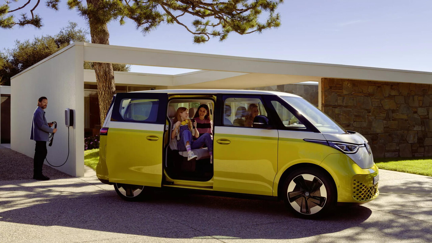 Volkswagen bedrijfsvoertuigen ID Buzz geel hermans herentals