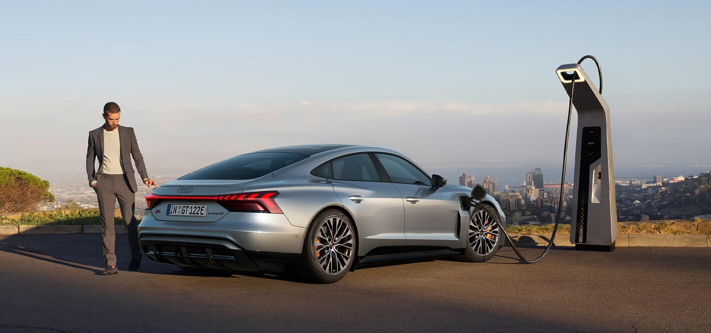 Audi s e-tron gt opladen