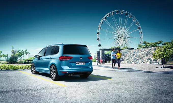 Achterkant Volkswagen Touran