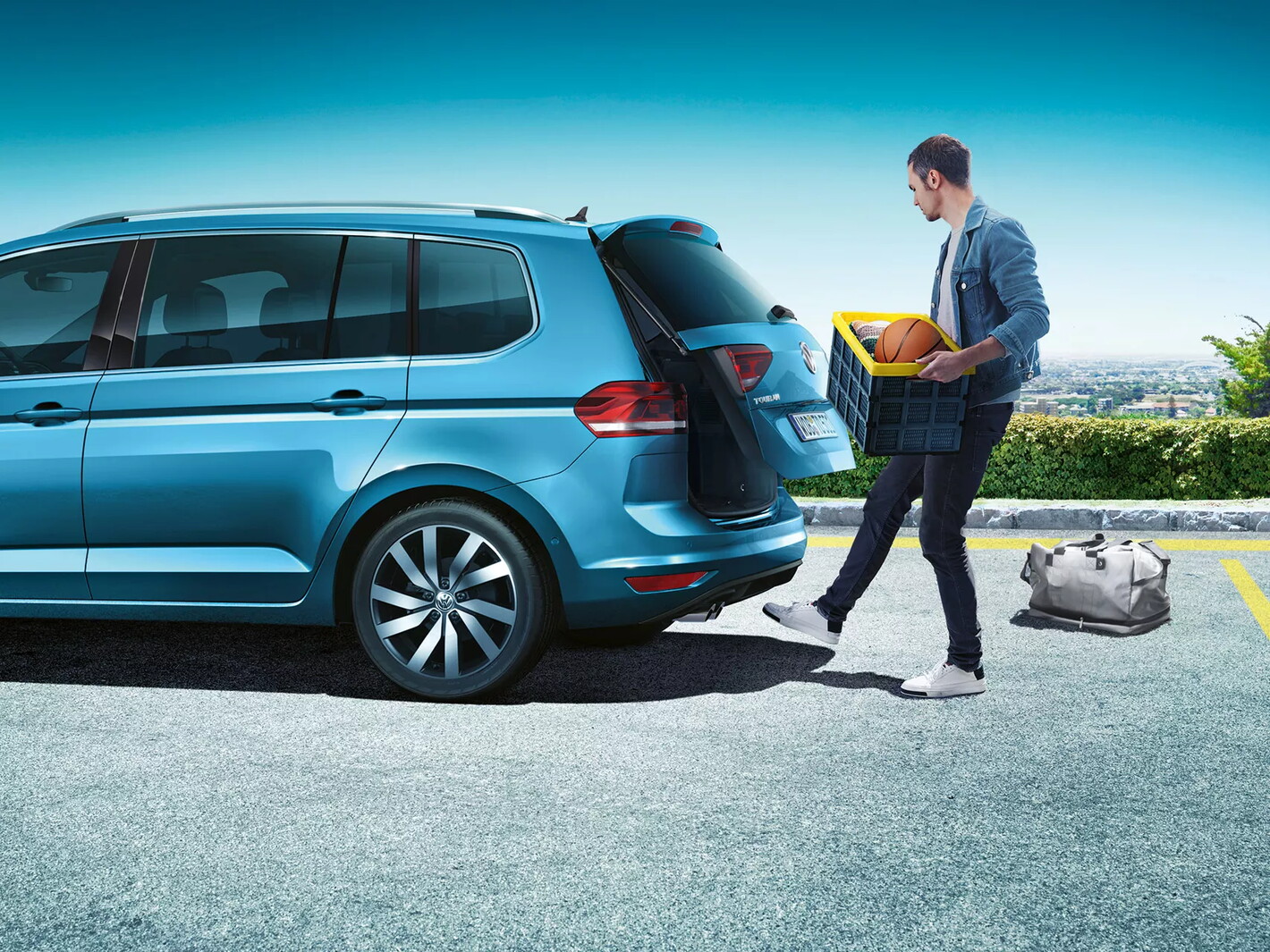 Volkswagen Touran koffer openen