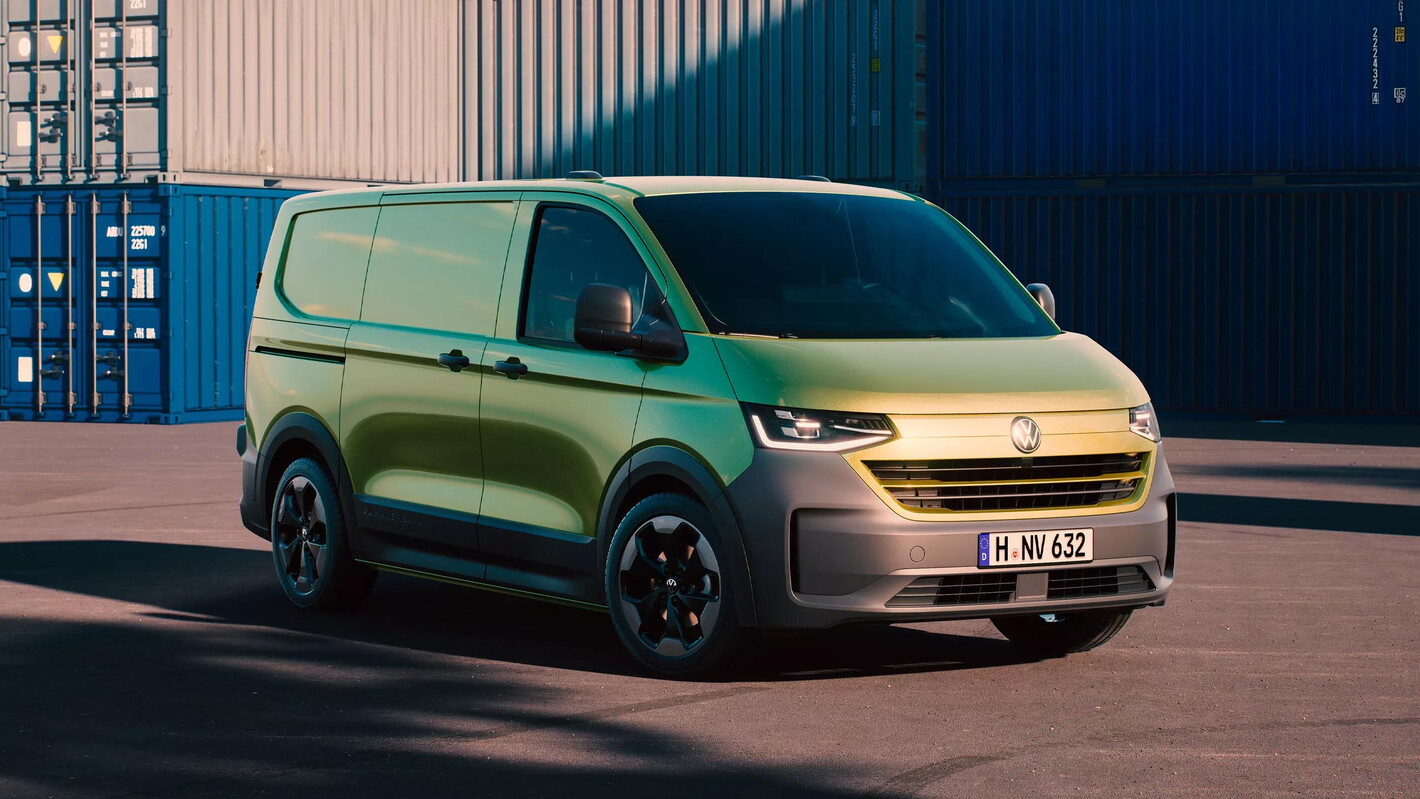 Volkswagen bedrijfsvoertuigen transporter combi groen
