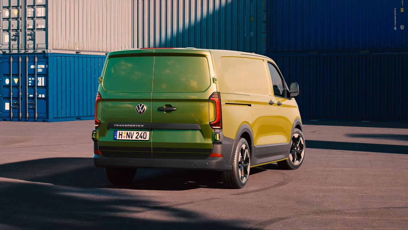 Volkswagen bedrijfsvoertuigen transporter combi groen