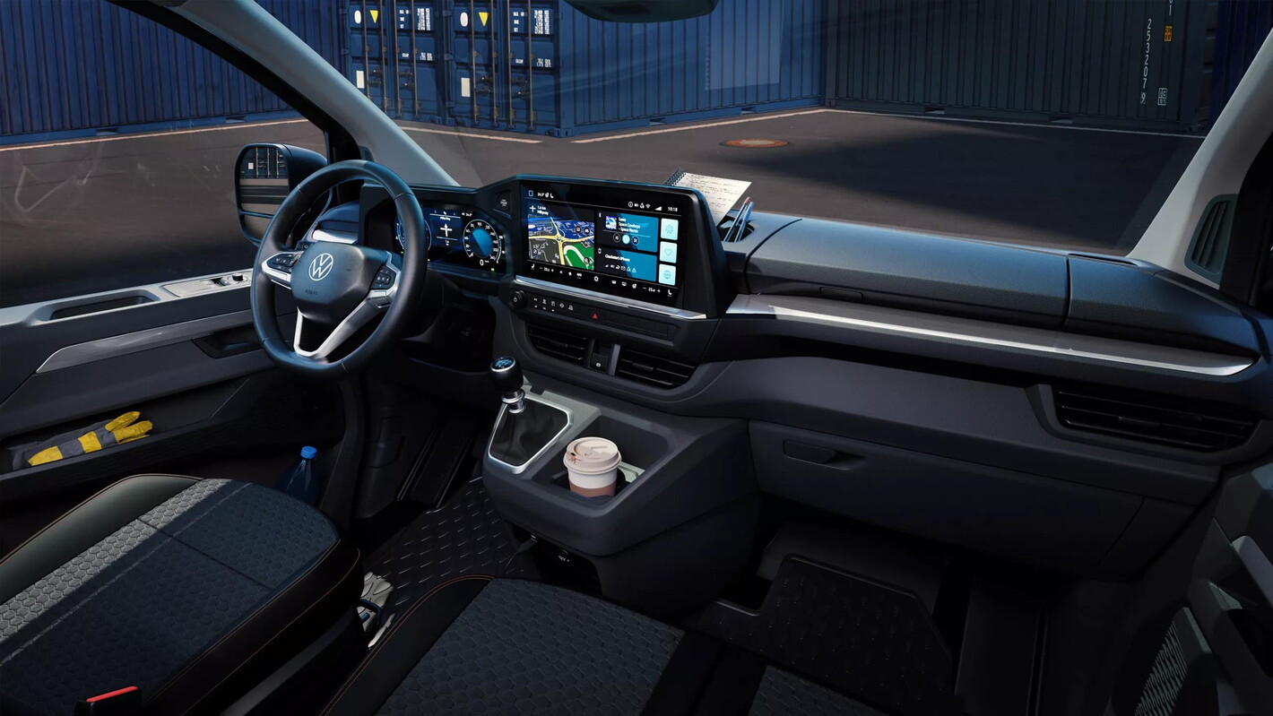 Volkswagen bedrijfsvoertuigen e-transporter bestuurder display