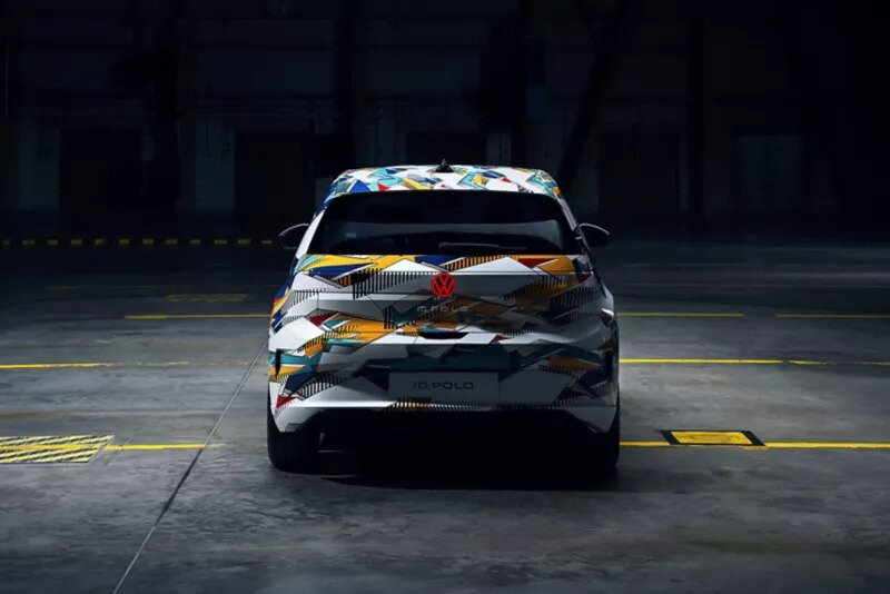 ID. Polo achterkant van de wagen